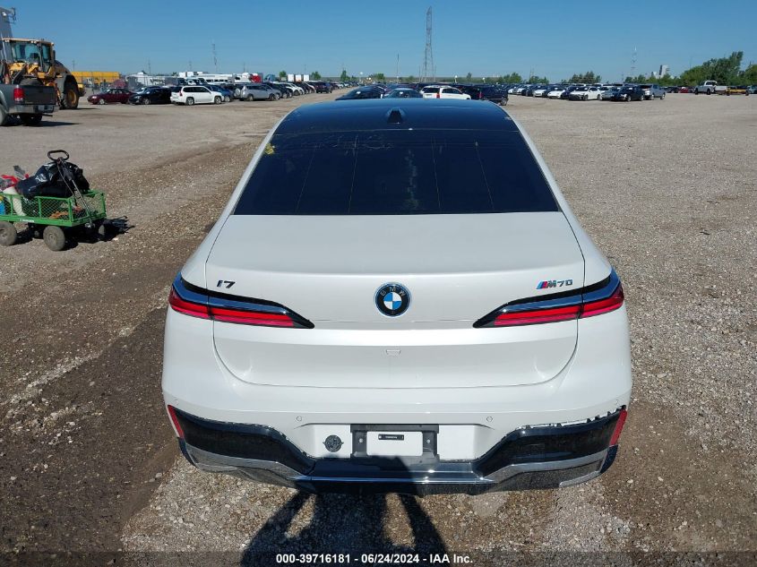 2024 BMW I7 M70 VIN: WBY83EH03RCP13755 Lot: 39716181