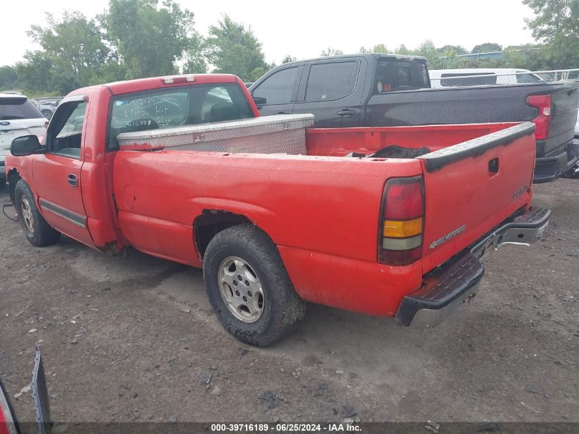 2001 Chevrolet Silverado C1500 VIN: 1GCEC14V31Z216558 Lot: 39716189