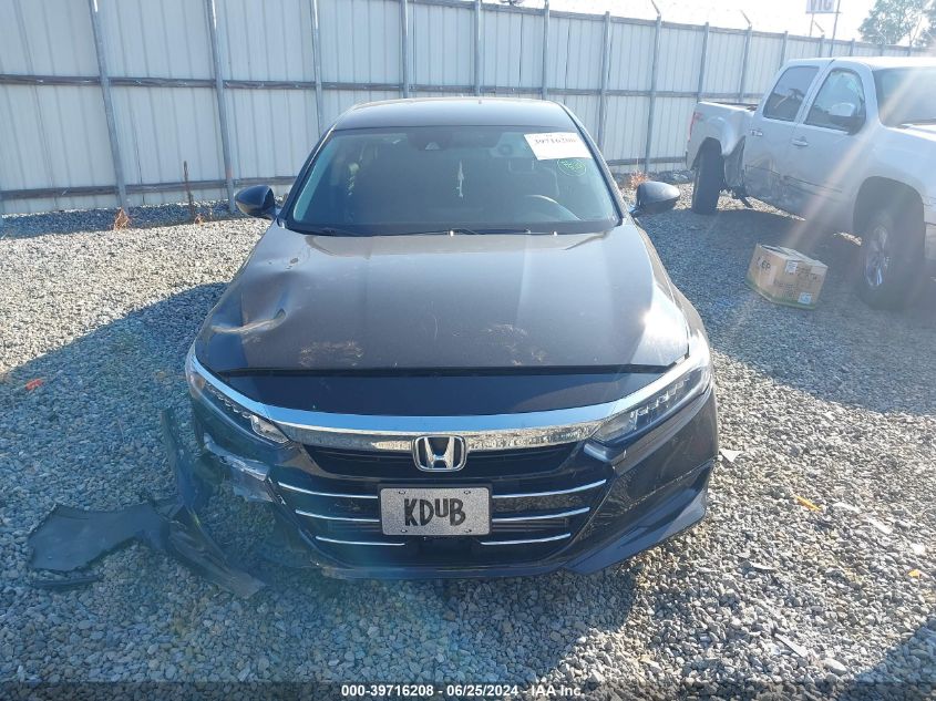 2021 Honda Accord Lx VIN: 1HGCV1F11MA113445 Lot: 39716208