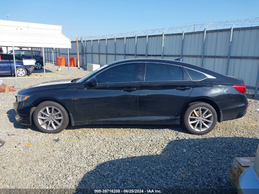 2021 Honda Accord Lx VIN: 1HGCV1F11MA113445 Lot: 39716208