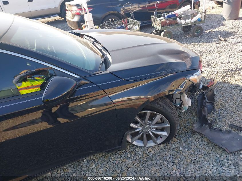 2021 Honda Accord Lx VIN: 1HGCV1F11MA113445 Lot: 39716208