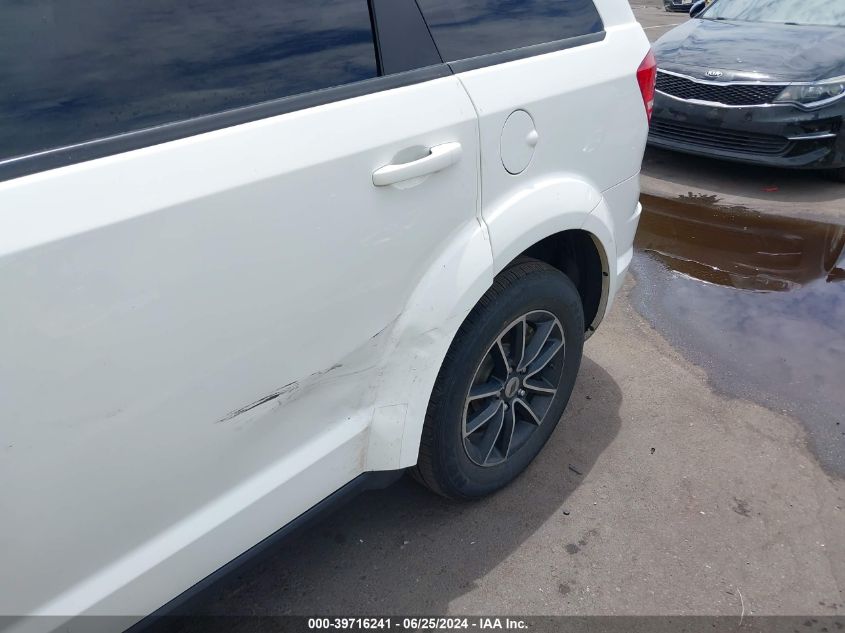 2018 Dodge Journey Se VIN: 3C4PDCAB7JT166931 Lot: 39716241
