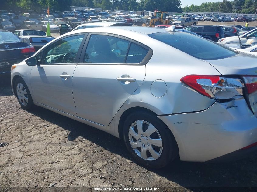 2015 Kia Forte Lx VIN: KNAFX4A61F5429527 Lot: 39716242