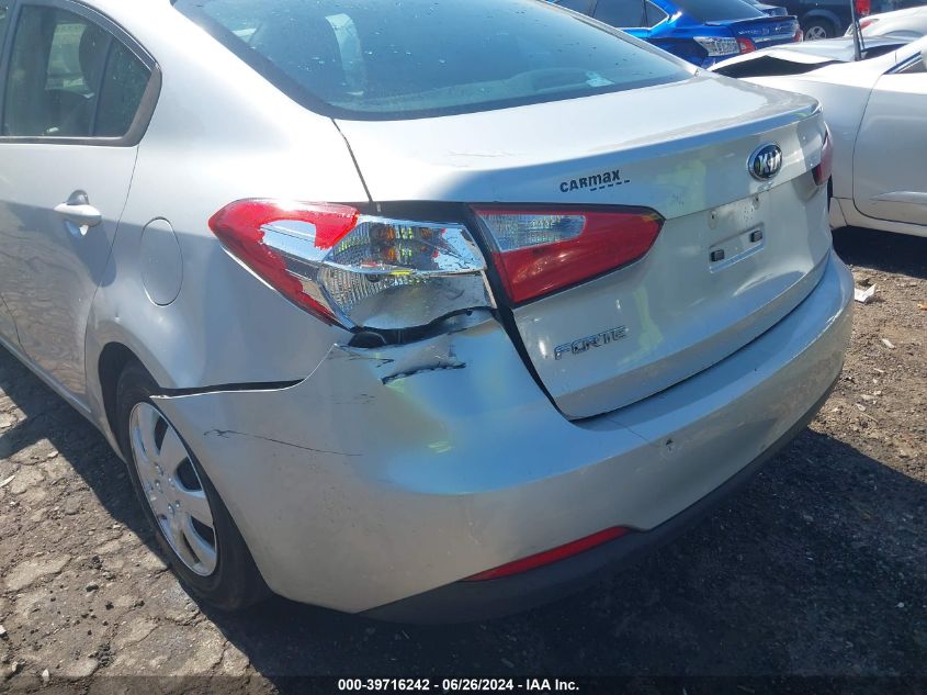 2015 Kia Forte Lx VIN: KNAFX4A61F5429527 Lot: 39716242