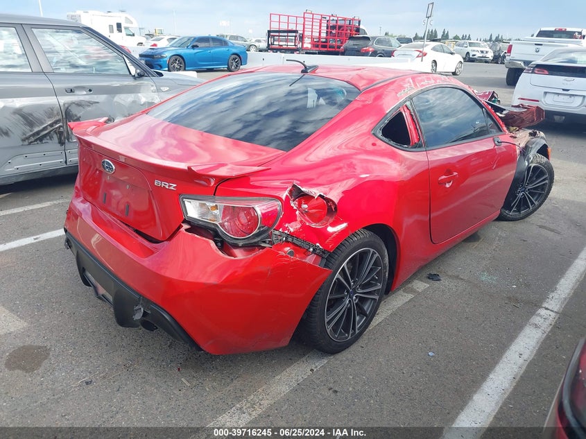 2014 Subaru Brz Limited VIN: JF1ZCAC12E8604690 Lot: 39716245