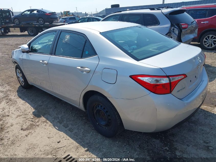 2016 Toyota Corolla L VIN: 2T1BURHE2GC522632 Lot: 39716260