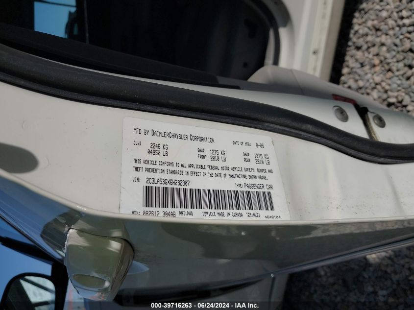 2006 Chrysler 300 Touring VIN: 2C3LA53GX6H232307 Lot: 39716263