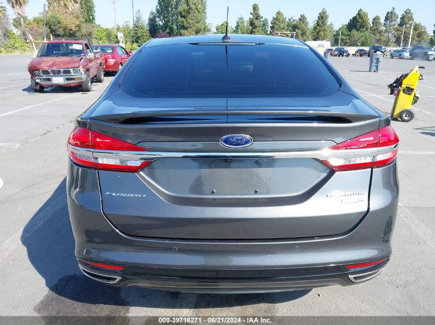 2017 FORD FUSION TITANIUM - 3FA6P0D97HR284811