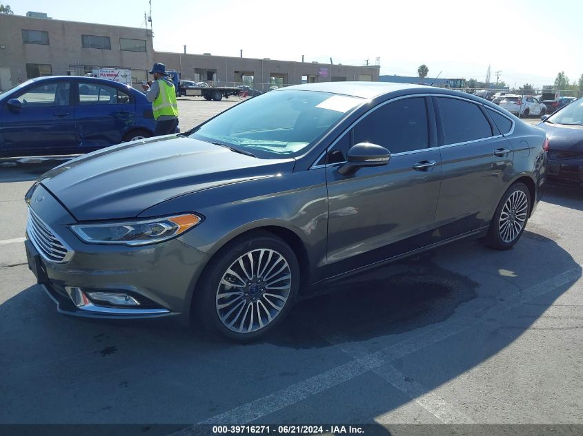 2017 Ford Fusion Titanium VIN: 3FA6P0D97HR284811 Lot: 39716271