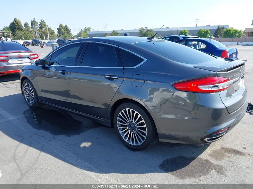 2017 Ford Fusion Titanium VIN: 3FA6P0D97HR284811 Lot: 39716271