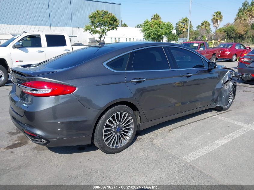 2017 Ford Fusion Titanium VIN: 3FA6P0D97HR284811 Lot: 39716271