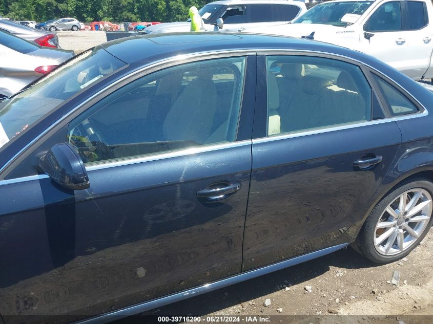 2016 Audi A4 2.0T Premium VIN: WAUFFAFL3GN003176 Lot: 39716290