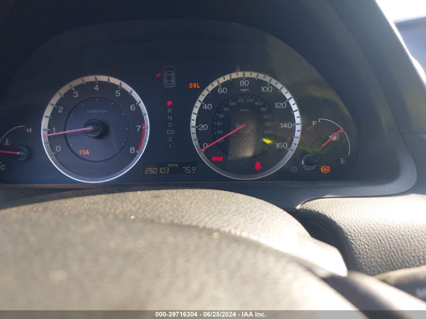 2009 Honda Accord Exl VIN: 1HGCP36849A015312 Lot: 39716304