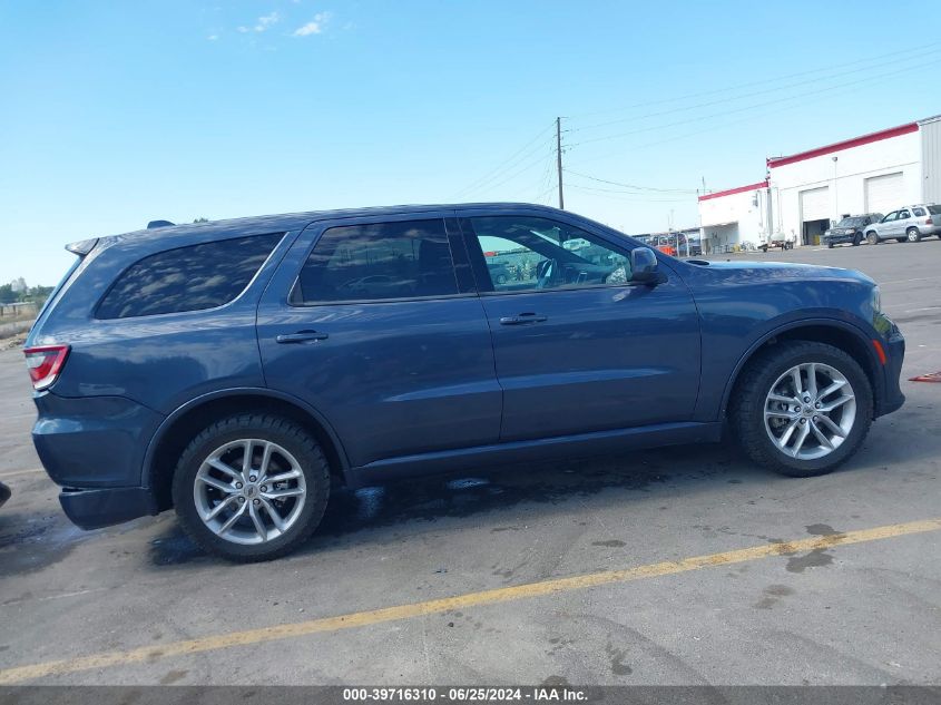 2021 Dodge Durango Gt Awd VIN: 1C4RDJDG1MC599469 Lot: 39716310