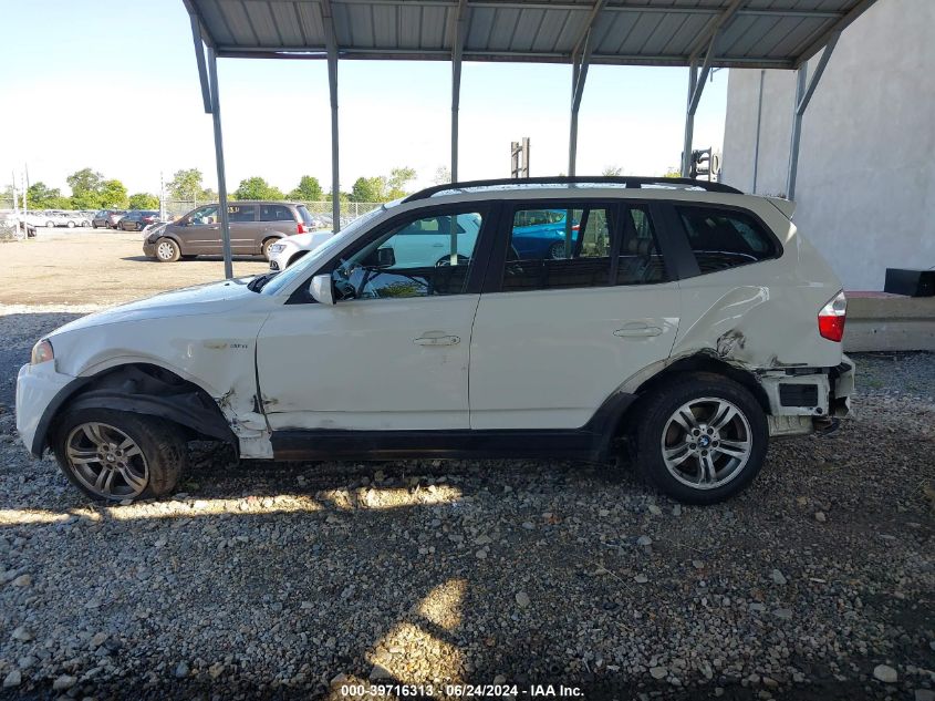 2006 BMW X3 3.0I VIN: WBXPA93476WG87651 Lot: 39716313