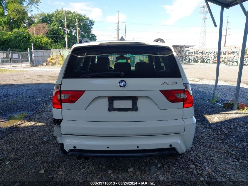 2006 BMW X3 3.0I VIN: WBXPA93476WG87651 Lot: 39716313