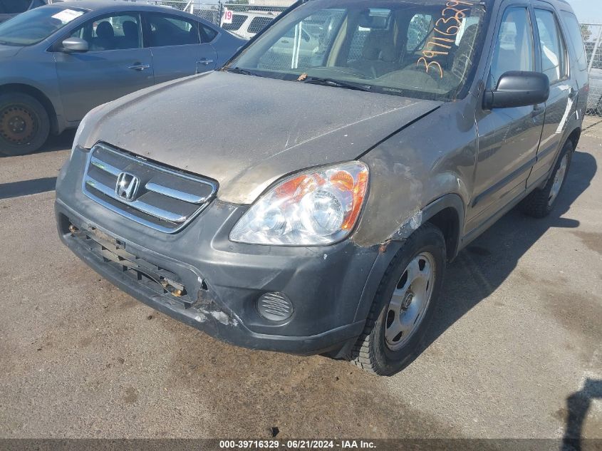 2005 Honda Cr-V Lx VIN: JHLRD78505C008113 Lot: 39716329