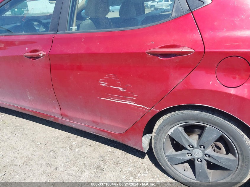 2012 Hyundai Elantra Gls (Ulsan Plant) VIN: KMHDH4AE3CU331272 Lot: 39716344