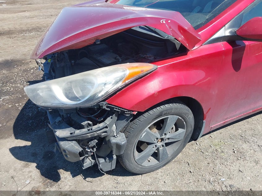 2012 Hyundai Elantra Gls (Ulsan Plant) VIN: KMHDH4AE3CU331272 Lot: 39716344