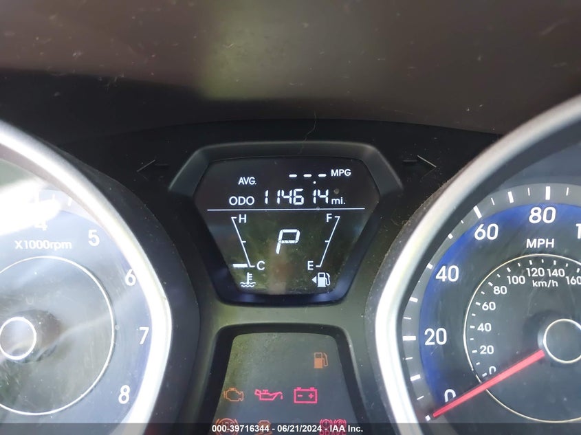 2012 Hyundai Elantra Gls (Ulsan Plant) VIN: KMHDH4AE3CU331272 Lot: 39716344