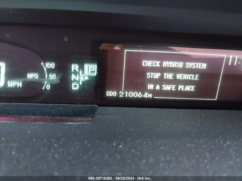 2013 Toyota Prius Two VIN: JTDKN3DU4D5660320 Lot: 39716363