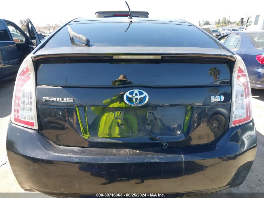 2013 Toyota Prius Two VIN: JTDKN3DU4D5660320 Lot: 39716363