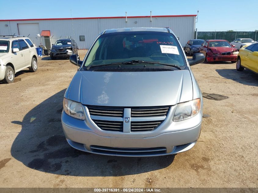2006 Dodge Grand Caravan Se VIN: 1D4GP24RX6B502593 Lot: 39716391
