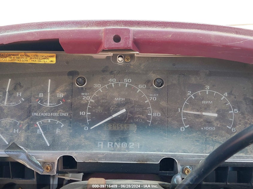 1994 Ford F250 VIN: 1FTHF26H6RLB65962 Lot: 39716409