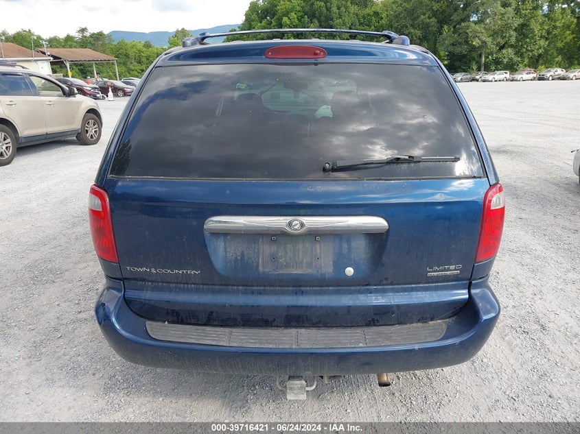 2001 Chrysler Town & Country Limited VIN: 2C8GT64L91R122519 Lot: 39716421