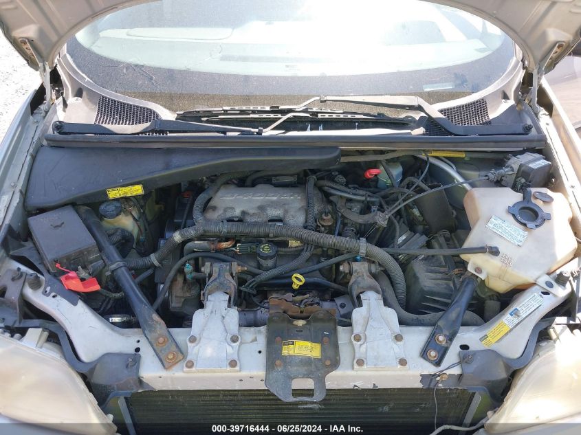 2000 Chevrolet Venture Ls VIN: 1GNDU03E0YD303319 Lot: 39716444