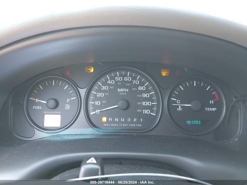 2000 Chevrolet Venture Ls VIN: 1GNDU03E0YD303319 Lot: 39716444