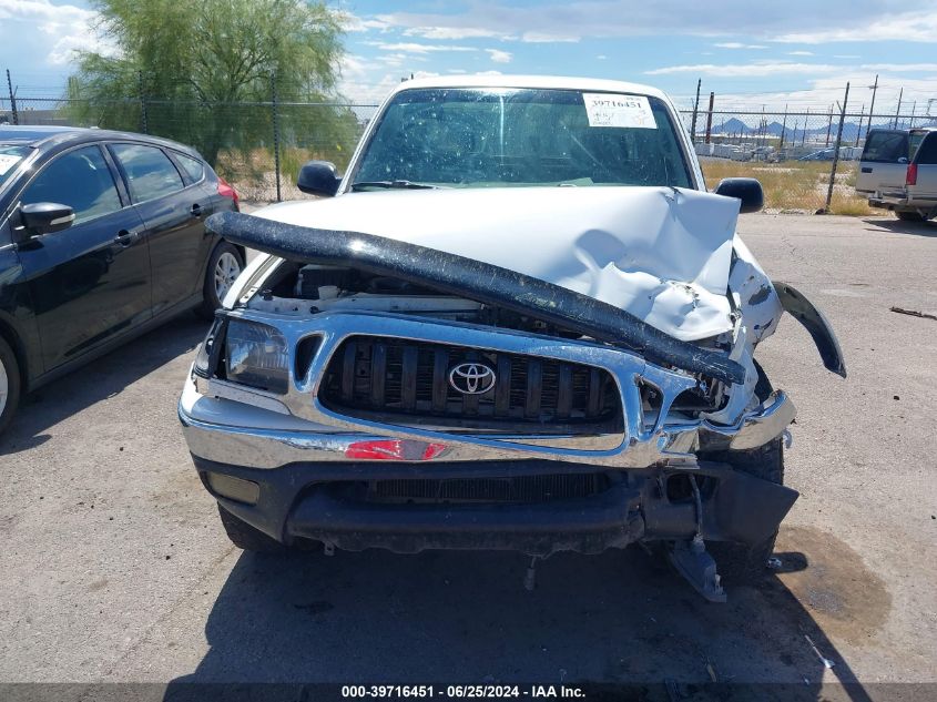 2002 Toyota Tacoma VIN: 5TEWM72N52Z116880 Lot: 39716451