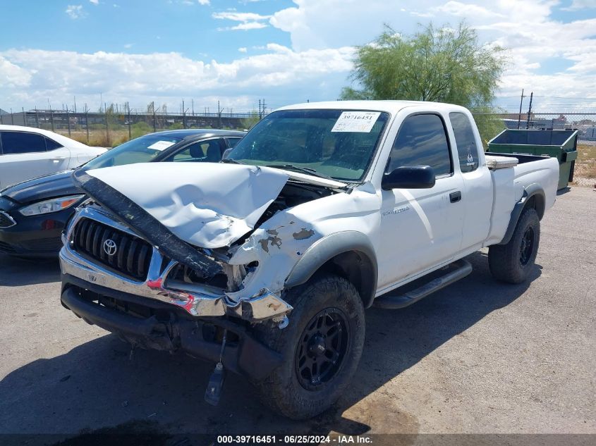 2002 Toyota Tacoma VIN: 5TEWM72N52Z116880 Lot: 39716451