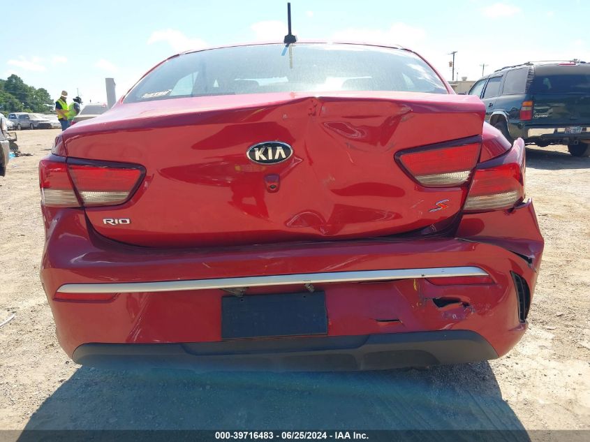 2021 Kia Rio Lx/S VIN: 3KPA24AD9ME381724 Lot: 39716483