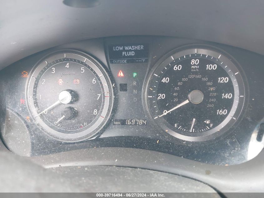 2008 Lexus Es 350 VIN: JTHBJ46G882259724 Lot: 39716494