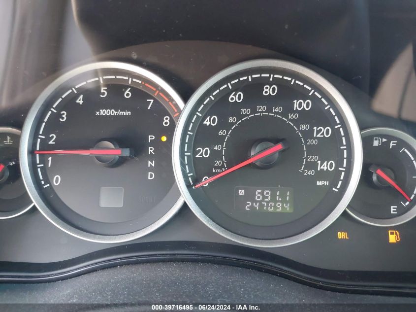 2007 Subaru Outback 2.5I/2.5I Basic/2.5I L.l. Bean Edition VIN: 4S4BP61CX77346280 Lot: 39716495