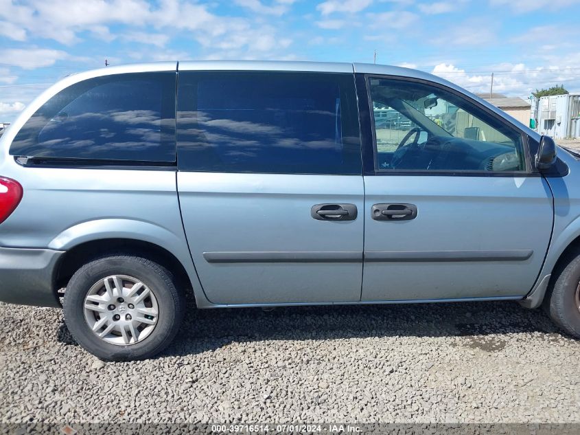 2005 Dodge Caravan Se VIN: 1D4GP25B05B430089 Lot: 39716514