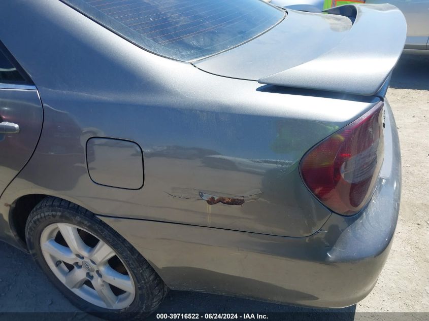 2004 Toyota Camry Se V6 VIN: JTDBA32K840005734 Lot: 39716522