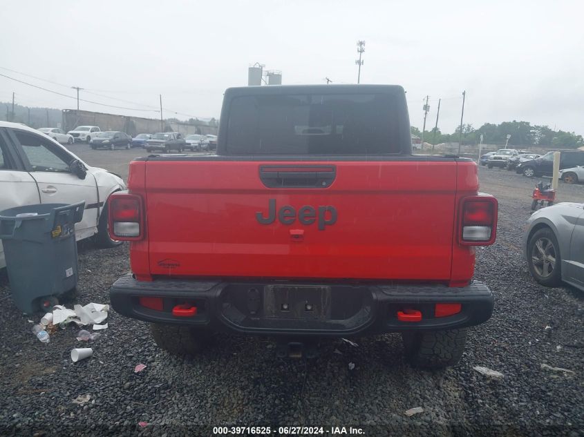 2022 Jeep Gladiator Rubicon 4X4 VIN: 1C6JJTBG2NL128539 Lot: 39716525