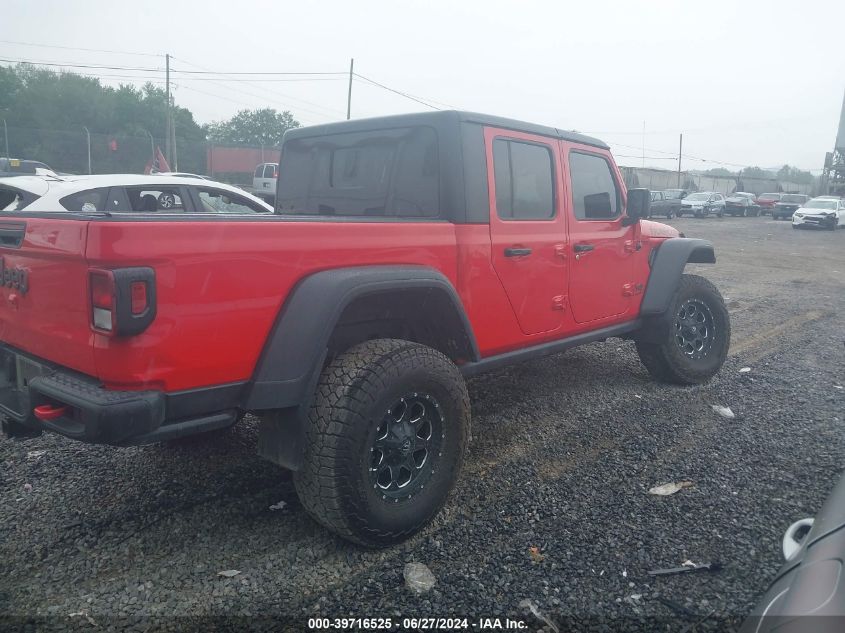 2022 Jeep Gladiator Rubicon 4X4 VIN: 1C6JJTBG2NL128539 Lot: 39716525