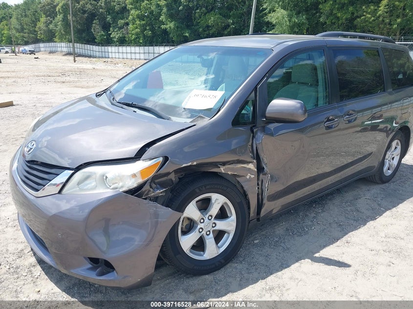 2012 Toyota Sienna Le V6 8 Passenger VIN: 5TDKK3DC6CS241815 Lot: 39716528