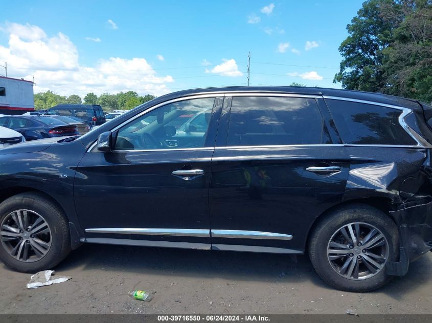 2019 Infiniti Qx60 Luxe/Pure VIN: 5N1DL0MM6KC56218 Lot: 39716550