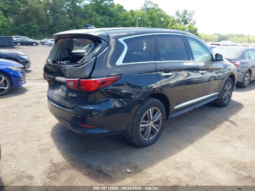 2019 Infiniti Qx60 Luxe/Pure VIN: 5N1DL0MM6KC56218 Lot: 39716550