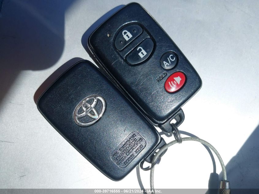 2010 Toyota Prius Iv VIN: JTDKN3DU9A0122804 Lot: 39716555