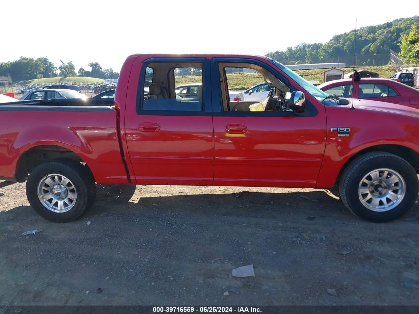 2002 Ford F150 Supercrew VIN: 1FTRW076X2KB74438 Lot: 39716559