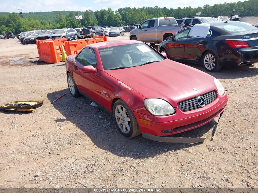 1998 Mercedes-Benz Slk 230 Kompressor VIN: WDBKK47F7WF023171 Lot: 39716564