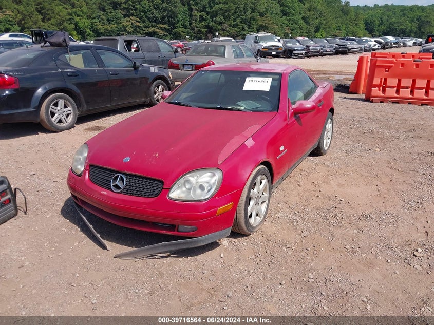 1998 Mercedes-Benz Slk 230 Kompressor VIN: WDBKK47F7WF023171 Lot: 39716564