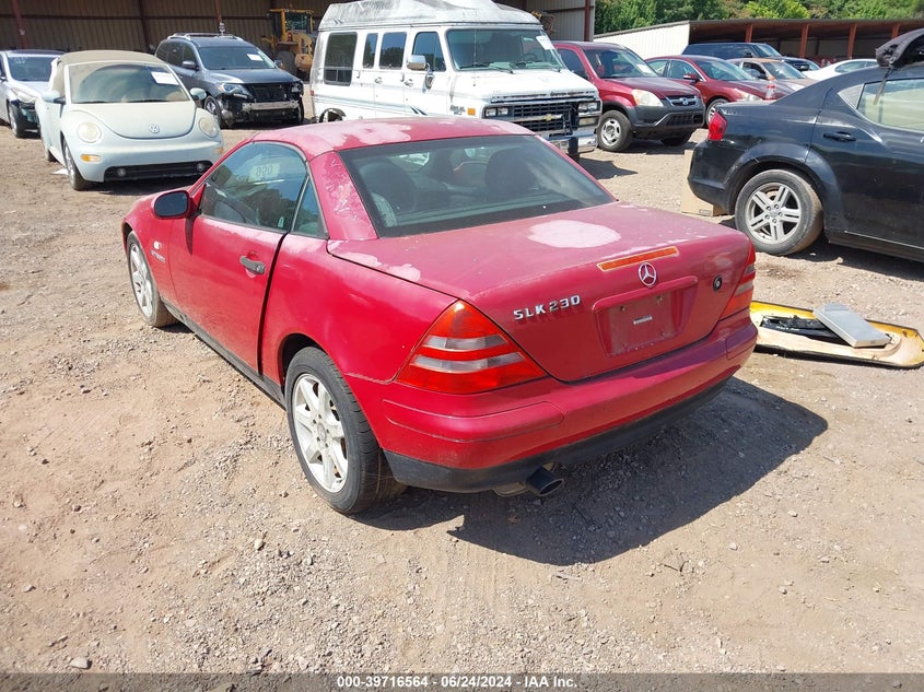 1998 Mercedes-Benz Slk 230 Kompressor VIN: WDBKK47F7WF023171 Lot: 39716564