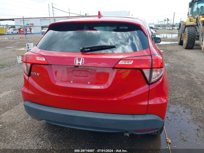 2016 Honda Hr-V Lx VIN: 3CZRU5H36GM726471 Lot: 39716567