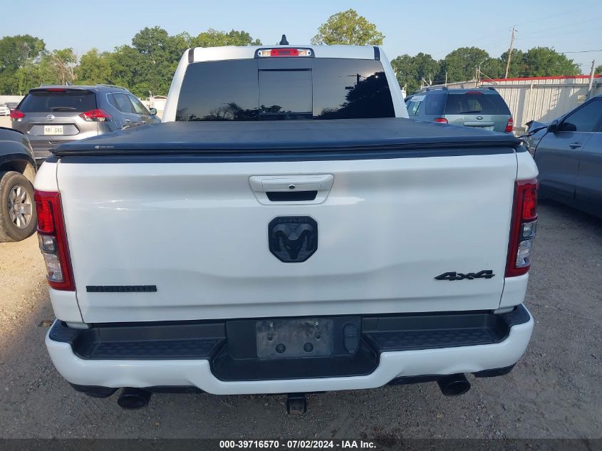 2021 Ram 1500 Big Horn 4X4 5'7 Box VIN: 1C6SRFFT7MN587316 Lot: 39716570